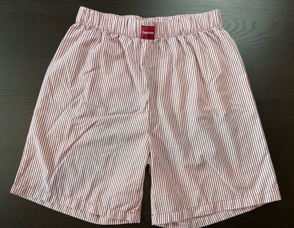 Calvin Klein Vintage Style Boxer Pajama Casual Shorts Women’s Sz XS/Small Stripe